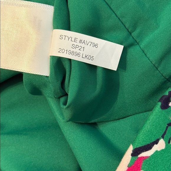 NWT J. Crew Factory Cotton Sateen Pencil Skirt Green & Pink Floral Size 0 - Picture 13 of 13